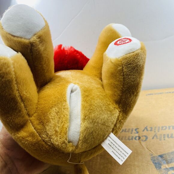 Animated Light sound musical Red Lion heart mane Stuffed Animal Plush Toy - Picture 5 of 9